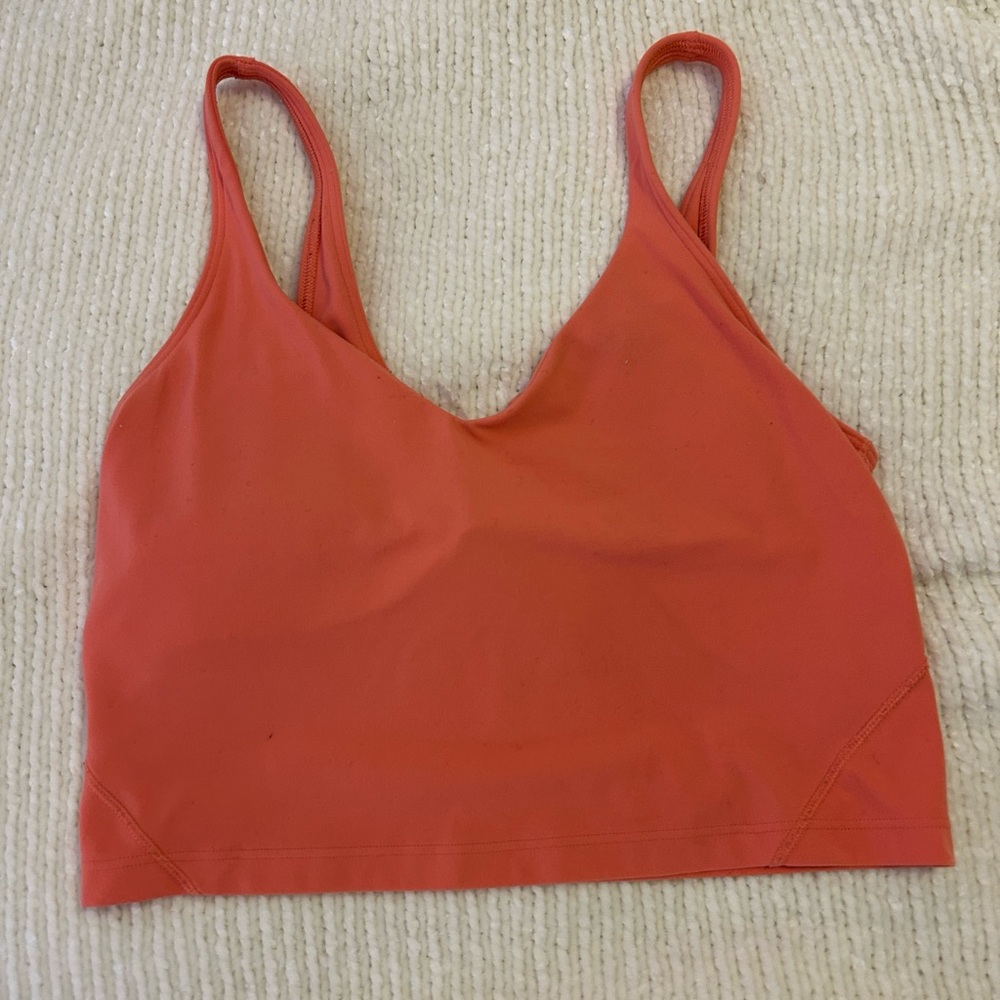 Lululemon Pinky Orange Align tank